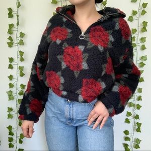 Hollister Cropped Sherpa with Drawstring Waist